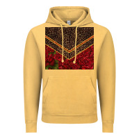 Vintage Mustard red roses with leopard Vintage Hoodie - TumblerDesignByShophia