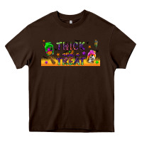 Chocolate Brown thick and a treat libbey glass Heavy Core Tee - BundleAndBundleShop