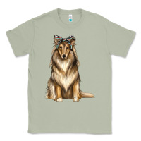 Matcha collie with bandanna Classic Tee - texasbilliewilder