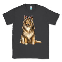 Smoke collie with bandanna Classic Tee - texasbilliewilder