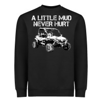 Black original mud mode cf moto gift sxs atv riding mudding raglan baseball Heavyweight Sweatshirt - lanVoArt