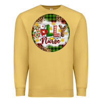 Antique Gold Christmas Jolly Nurse Premium Sweatshirt - Artiststas