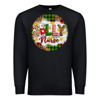 Black Christmas Jolly Nurse Premium Sweatshirt - Artiststas