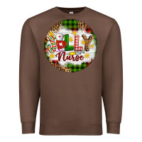 Chestnut Christmas Jolly Nurse Premium Sweatshirt - Artiststas