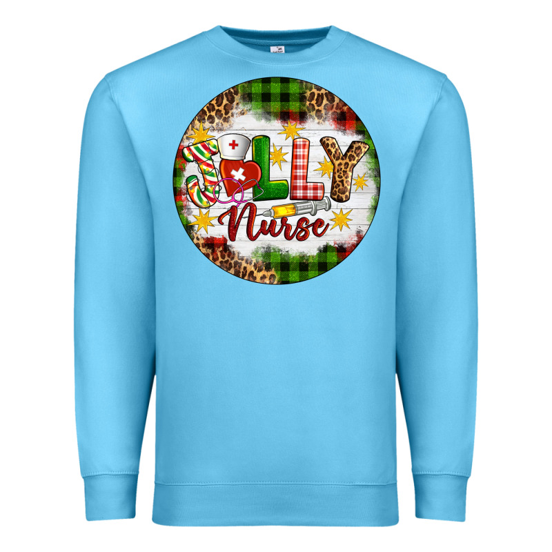 Christmas Jolly Nurse Premium Sweatshirt by Artiststas | Teevron