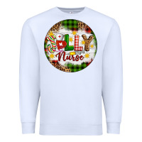 White Christmas Jolly Nurse Premium Sweatshirt - Artiststas