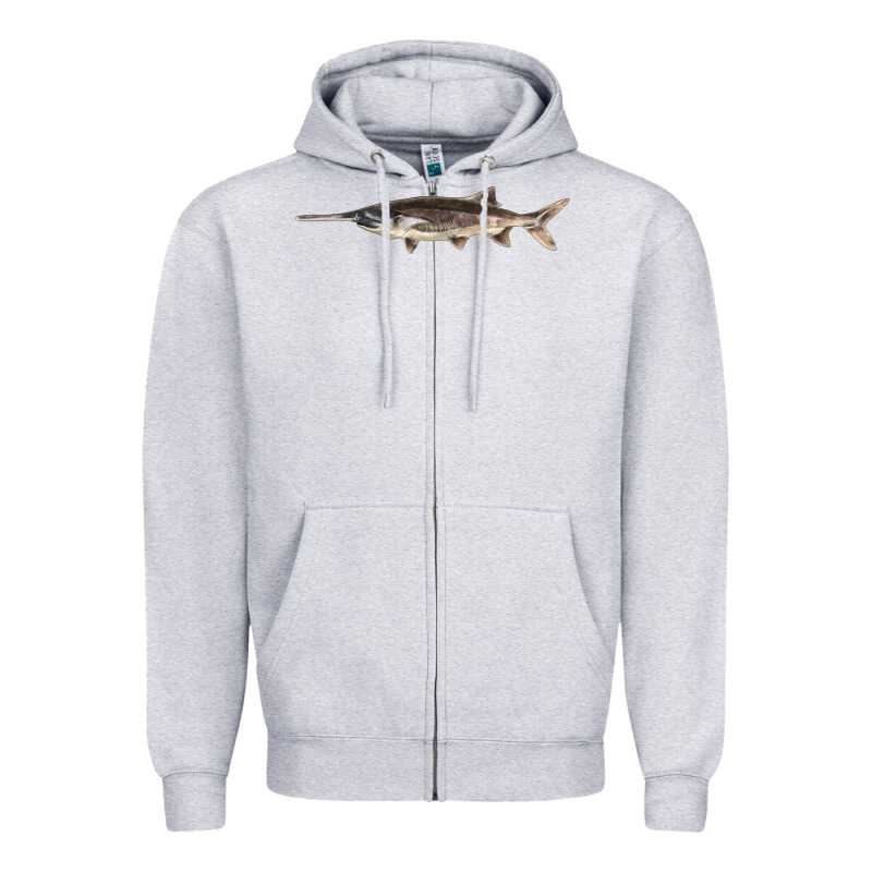 Paddlefish Illustrations, Zipper Hoodie by LillyAllenDesigns | Teevron