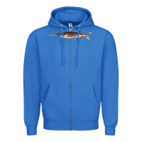 True Royal Paddlefish Illustrations, Zipper Hoodie - LillyAllenDesigns