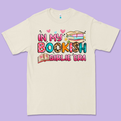 In My Bookish Girlie Era Premium Tee Designed By Artiststas