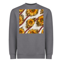 Storm baseball sunflowers and leopard seamless pattern Heavyweight Sweatshirt - BundleAndBundleShop