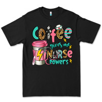 Black coffee gives me nurse powers Premium Tee - Jasminsmagicworld