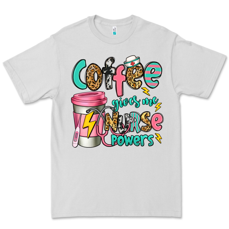 Coffee Gives Me Nurse Powers Premium Tee by Jasminsmagicworld | Teevron