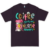 Plum coffee gives me nurse powers Premium Tee - Jasminsmagicworld