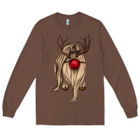 Chestnut deer gnome Long Sleeve Tee - CowGirlArtShop