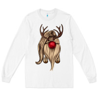 White deer gnome Long Sleeve Tee - CowGirlArtShop