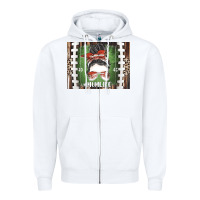 White American Football Mom life Zipper Hoodie - CowhideDigitalArt