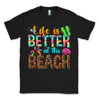 Black Life is better at the beach Classic Tee - NancyCooperArtShop
