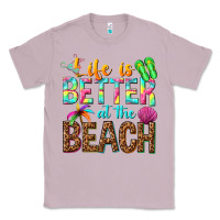 Lilac Life is better at the beach Classic Tee - NancyCooperArtShop