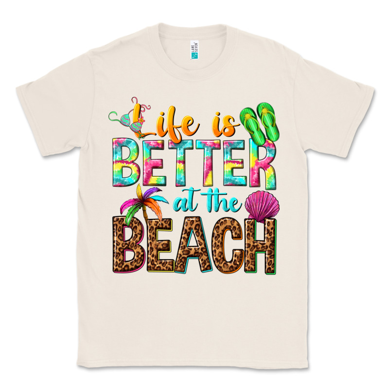 Life Is Better At The Beach Classic Tee by NancyCooperArtShop | Teevron