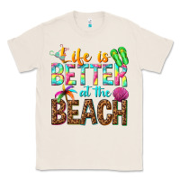 Natural Life is better at the beach Classic Tee - NancyCooperArtShop