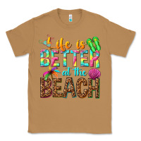 Toasted Coconut Life is better at the beach Classic Tee - NancyCooperArtShop