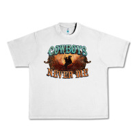 Lunar Rock Cowboys never die Urban Heavy Tee - HowdyJamesFarm
