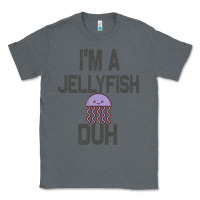 Charcoal Heather i m a jellyfish duh halloween costume Classic Tee - lanVoArt