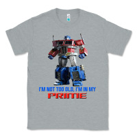 Heather Grey optimus prime 2 Classic Tee - lanVoArt