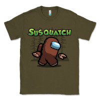 Army Green susquatch gift nature Classic Tee - lanVoArt
