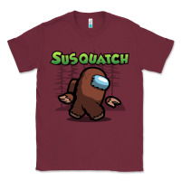 Burgundy susquatch gift nature Classic Tee - lanVoArt