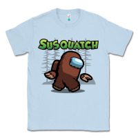 Dusty Blue susquatch gift nature Classic Tee - lanVoArt