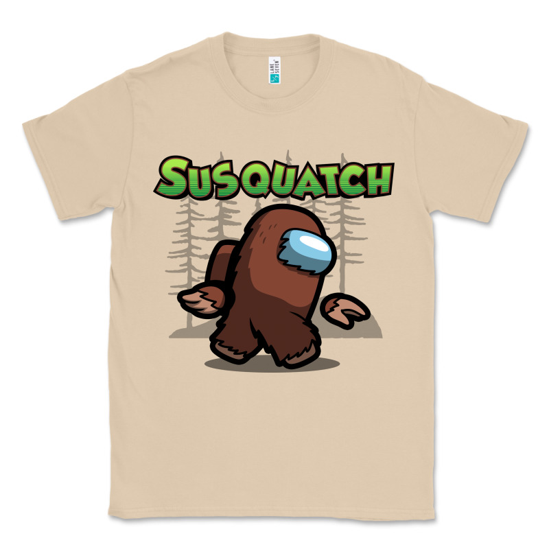 Susquatch Gift Nature Classic Tee by lanVoArt | Teevron
