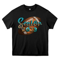 Black american football senior 2023 Heavy Core Tee - BundleAndBundleShop