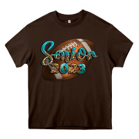 Chocolate Brown american football senior 2023 Heavy Core Tee - BundleAndBundleShop