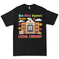 Black hot girls support their local library Premium Tee - Artiststas