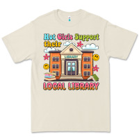 Bone hot girls support their local library Premium Tee - Artiststas