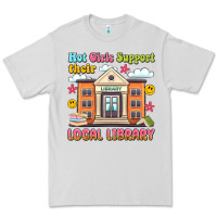 Dove Grey hot girls support their local library Premium Tee - Artiststas