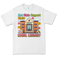 White hot girls support their local library Premium Tee - Artiststas
