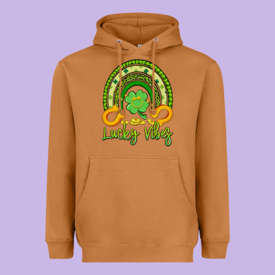 Lucky Vibes Heavyweight Hoodie Designed By Artiststas
