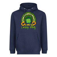 Navy lucky vibes Heavyweight Hoodie - Artiststas