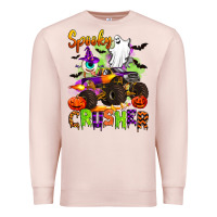 Pale Pink spooky cruhser with monster truck Premium Sweatshirt - Artiststas