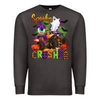 Smoke spooky cruhser with monster truck Premium Sweatshirt - Artiststas
