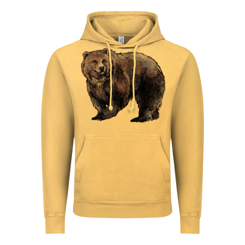 Grizzly Bear Vintage Hoodie by HowdyJamesFarm | Teevron