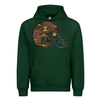 Forest Green American football helmet Urban Hoodie - BarkalooDesign