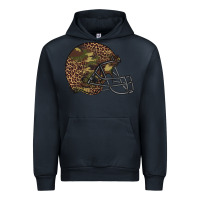 Navy American football helmet Urban Hoodie - BarkalooDesign