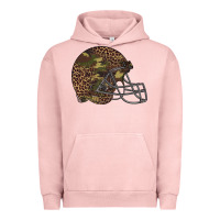 Pigment Salmon American football helmet Urban Hoodie - BarkalooDesign