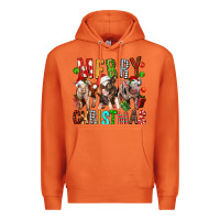 Carrot Merry christmas pigs Premium Hoodie - FaDigitalArtStudio