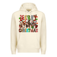 Sandshell Merry christmas pigs Premium Hoodie - FaDigitalArtStudio