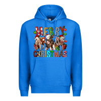True Royal Merry christmas pigs Premium Hoodie - FaDigitalArtStudio