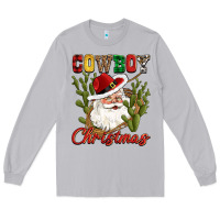 Moon Dust cowboy christmas western cactus Long Sleeve Tee - CowGirlArtShop